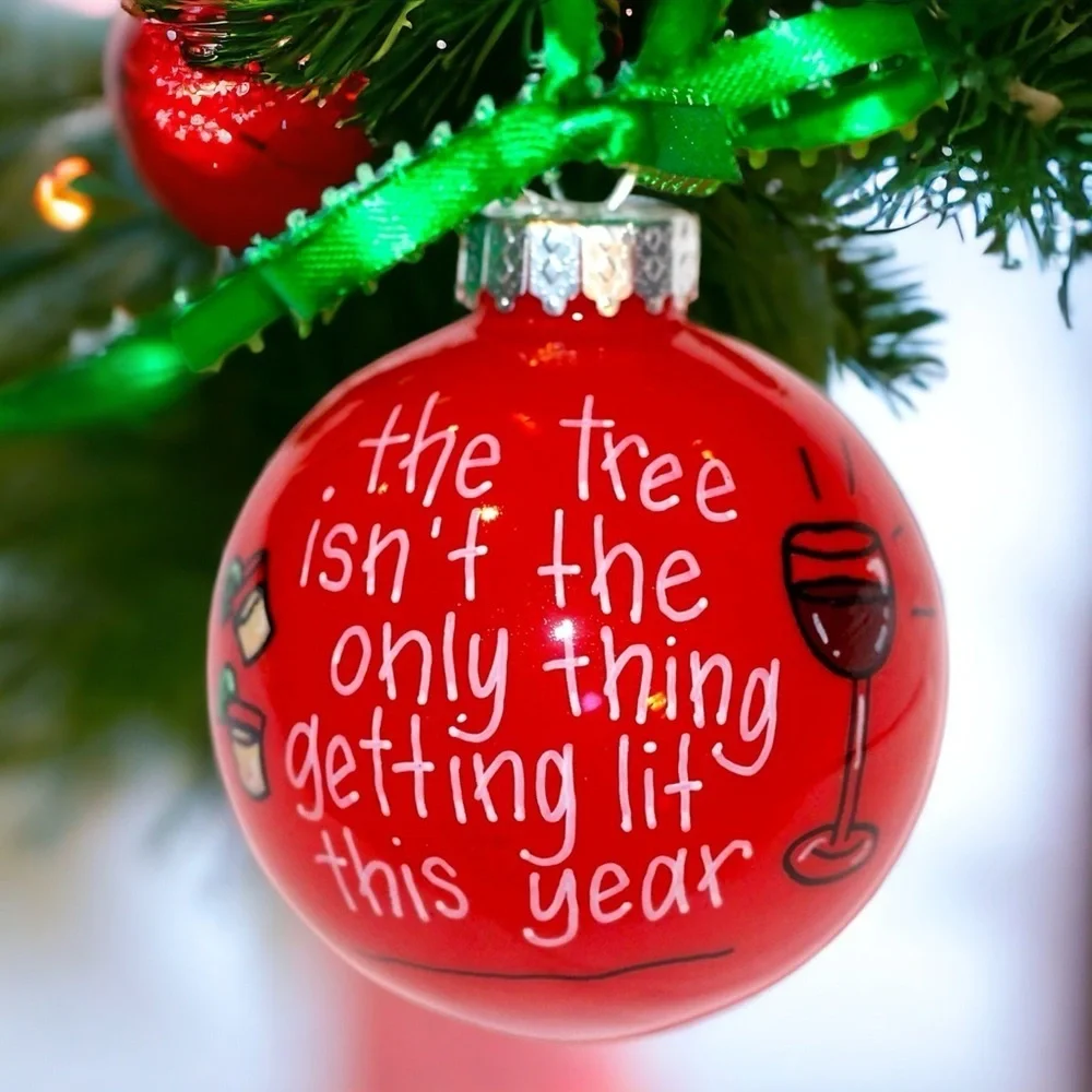Handmade Christmas Ornament: The tree isn't the only thing getting lit this year